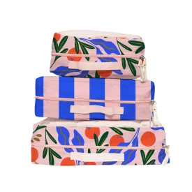 3 Piece Packing Cube Set Italian Orange