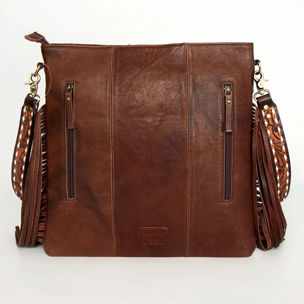 ADBGA266B American Darling Saddle Blanket Genuine Leather Women Bag Western Handbag Purse