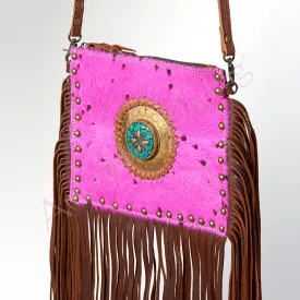 American Darling ADBG603 Small Crossbody Hair-On Genuine Leather Women Bag Western Handbag Purse