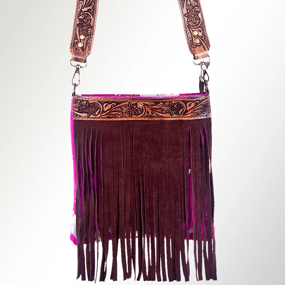 American Darling ADBGS172PKACSL Cross Body I Hand Tooled Genuine Leather Women Bag Western Handbag Purse