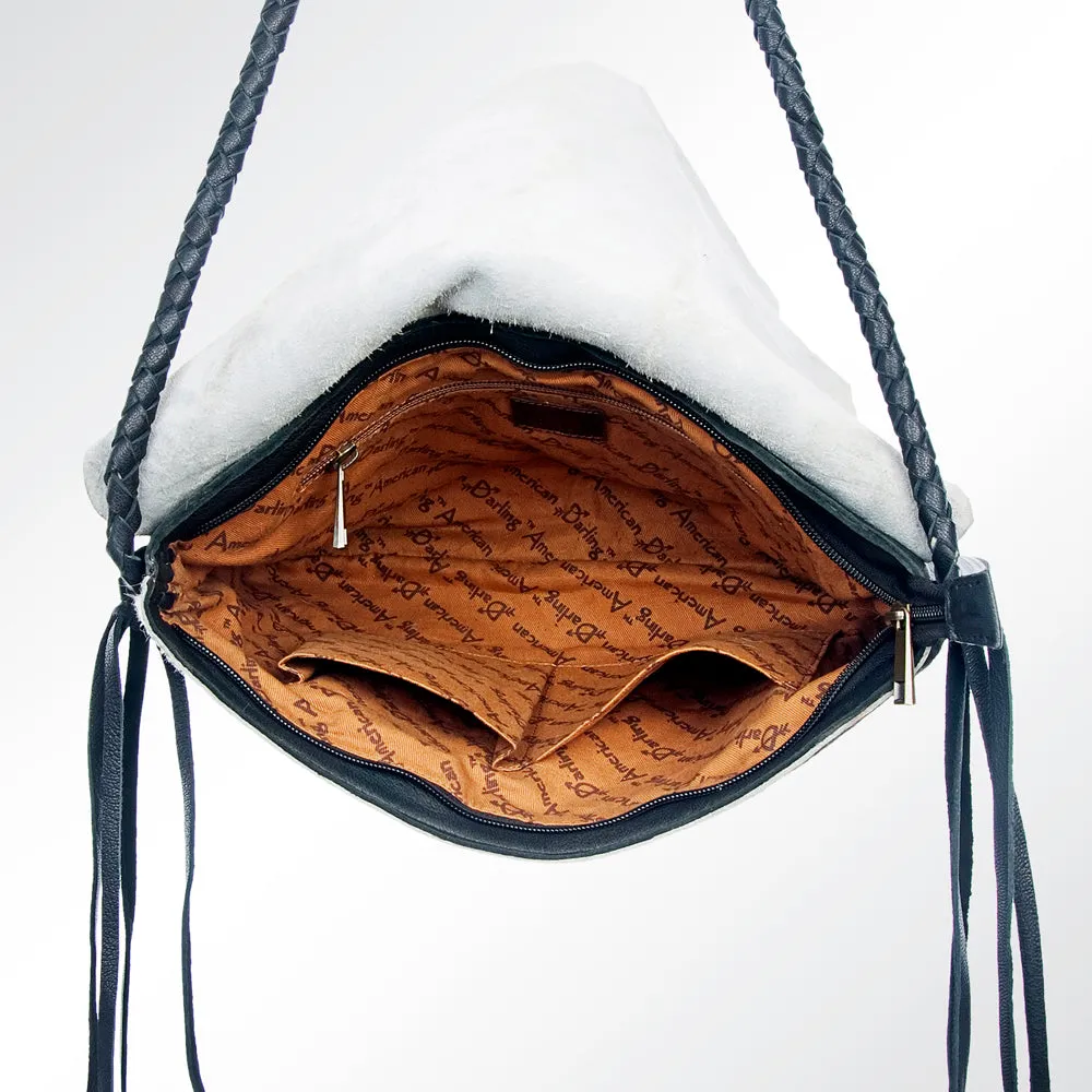 American Darling ADBGZ322 Crossbody Hair-On Genuine Leather Women Bag Western Handbag Purse