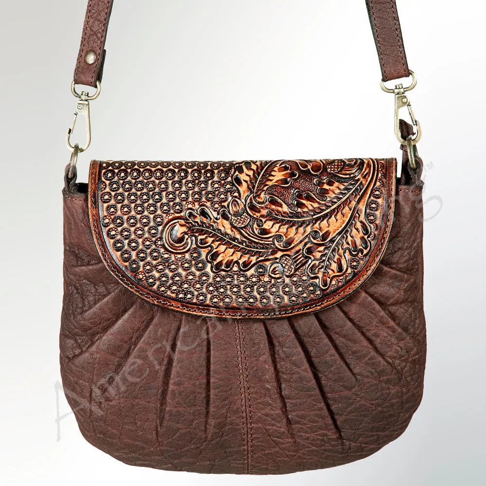 American Darling ADBGZ386 Crossbody Hand Tooled Genuine Leather Women Bag Western Handbag Purse
