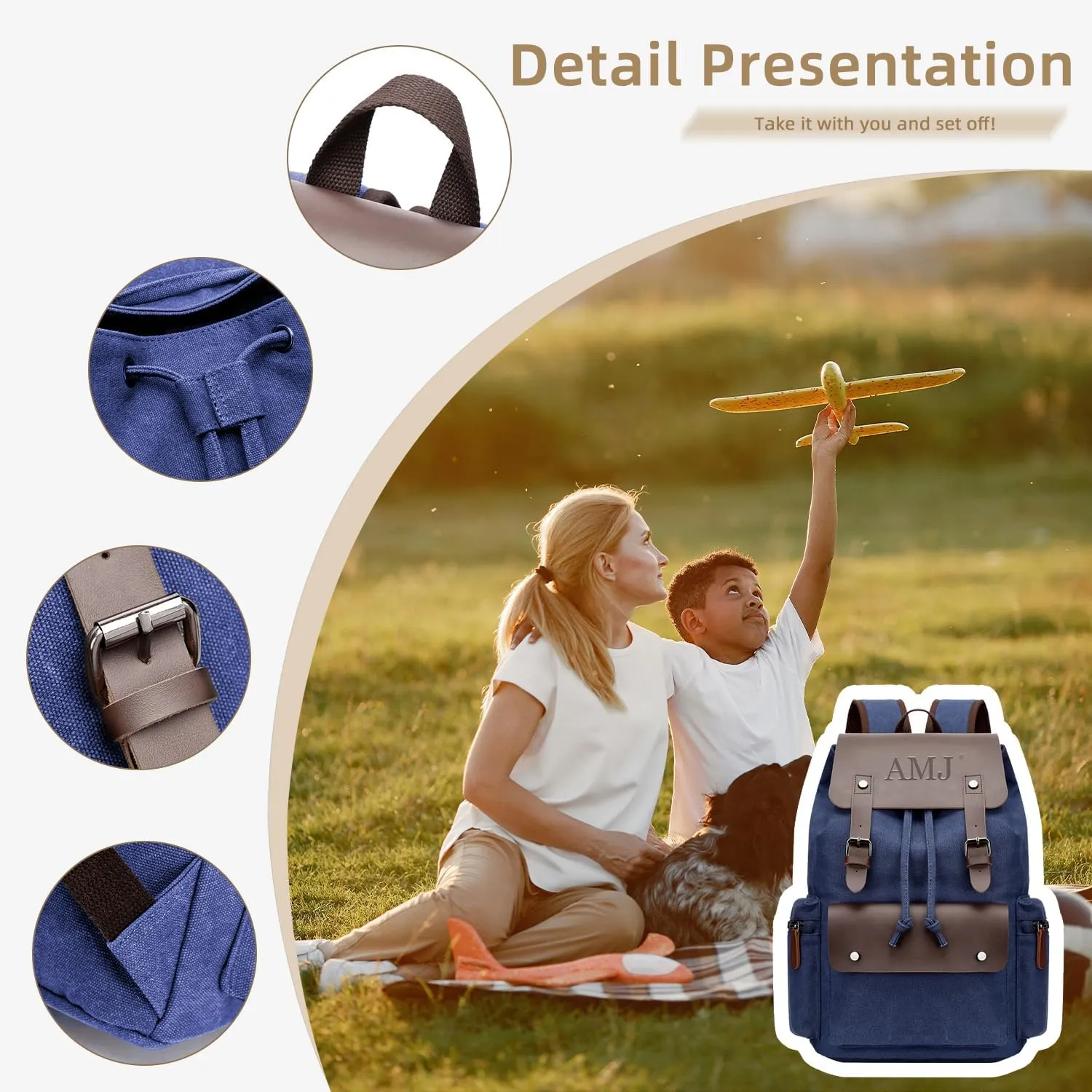 AMJ Casual Daypacks Laptop Backpacks, Travel Hiking Camping Daypacks For Men Women, Backpacks