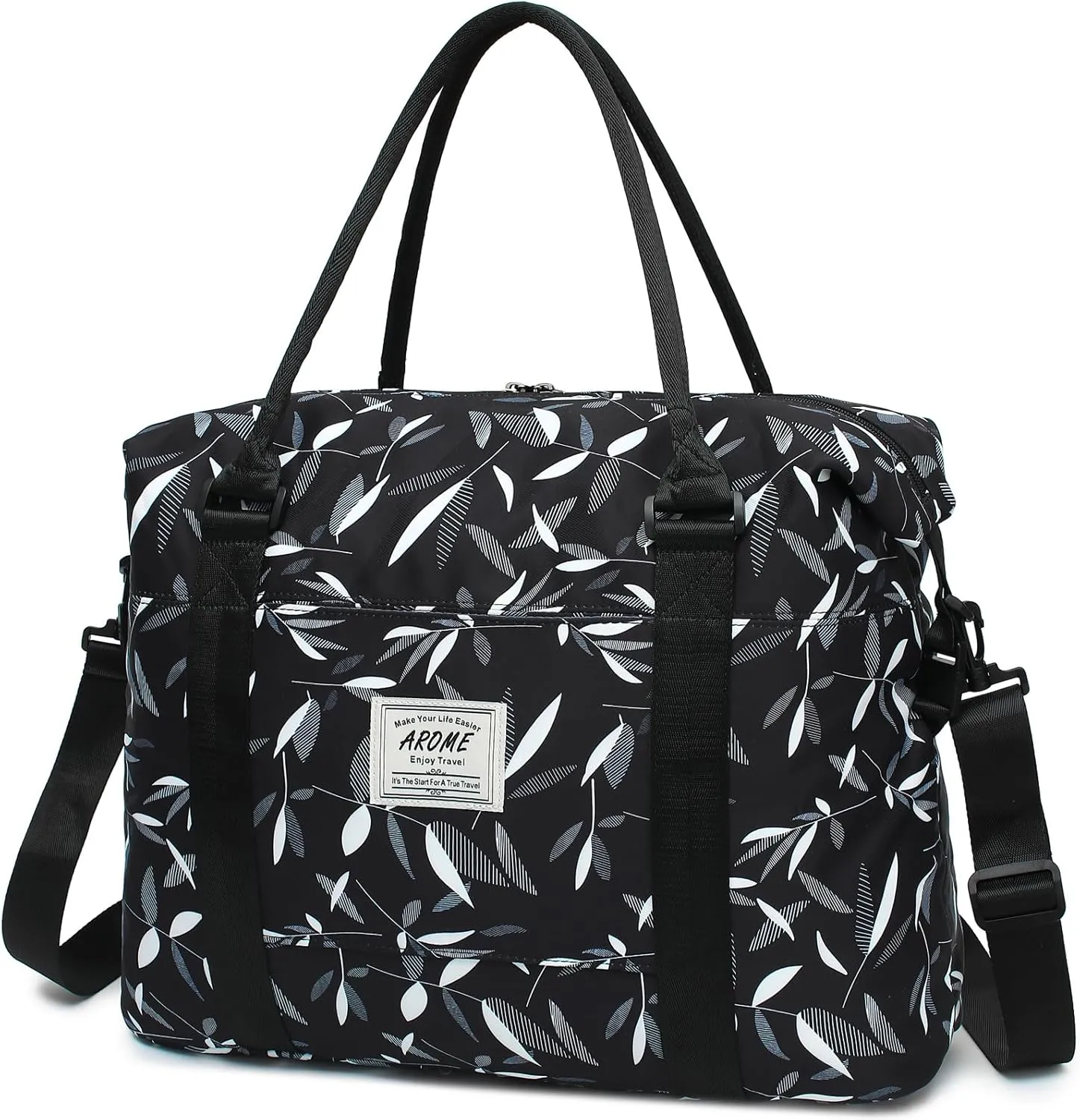 AROME Weekender Bags for Women, Travel Duffel Bag Overnight Weekend Bag Sports Gym Tote Bag with Wet Pocket & Flight Approved