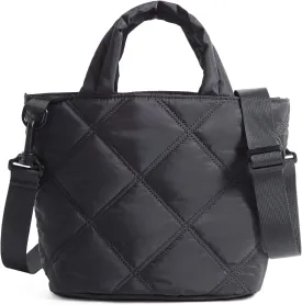 BAGSMART Crossbody Bags for Women, Lightweight Small Purses for Women, Quilted Puffer Tote Handbags for Daily Use,Shop,Travel