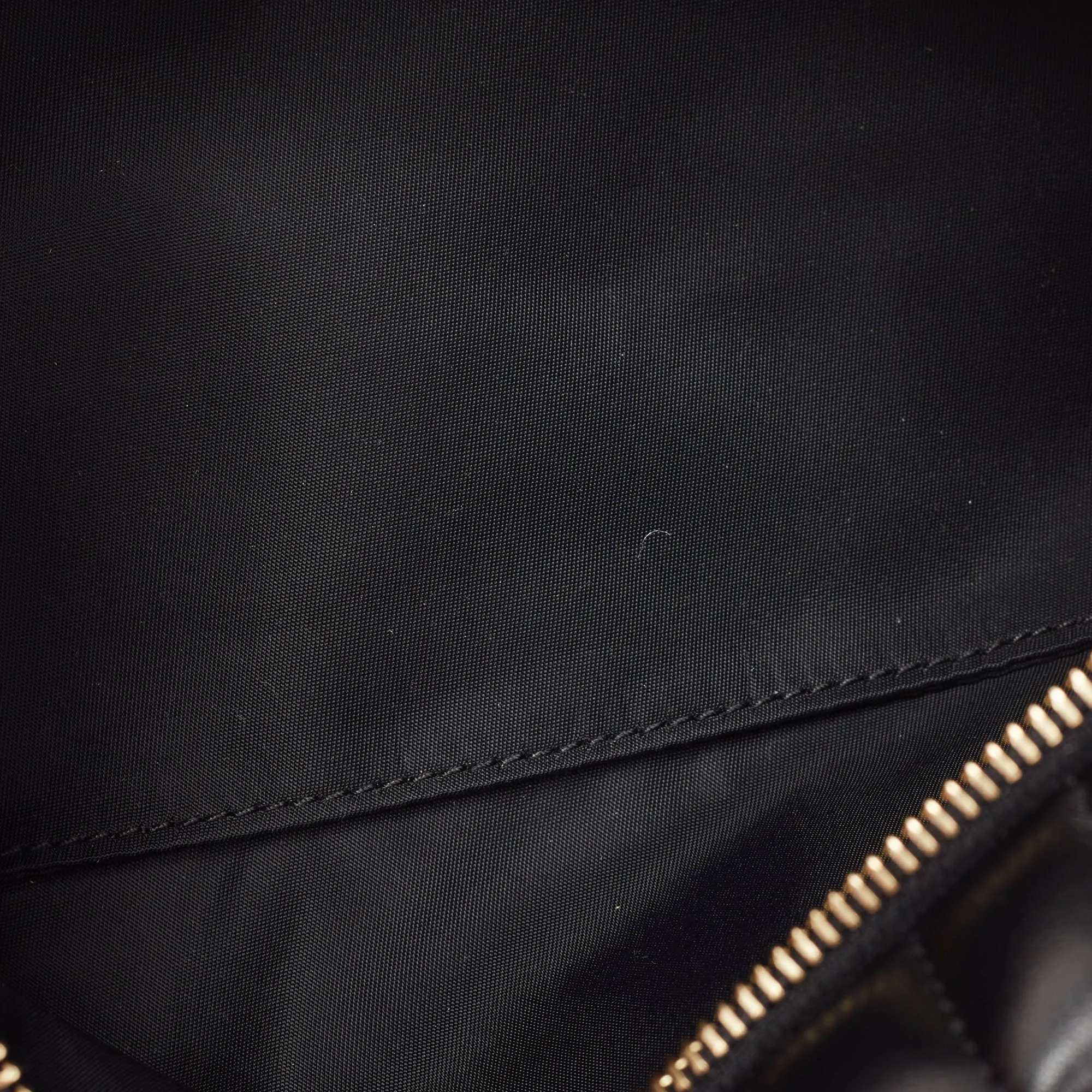 BURBERRY Black Quilted Leather Small Lola Zip Shoulder Bag