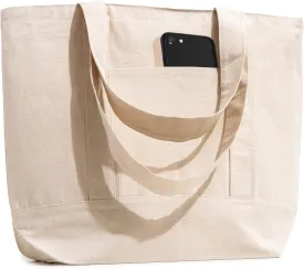 Carrywell |Not Made in China| Cotton Canvas Tote Bags, Blank Reusable Shopping Bags, Organic Cloth, Screen Print and DIY