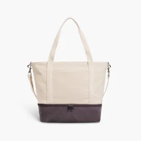 Catalina Deluxe Tote - Eco Friendly Canvas - Thistle Colorblock