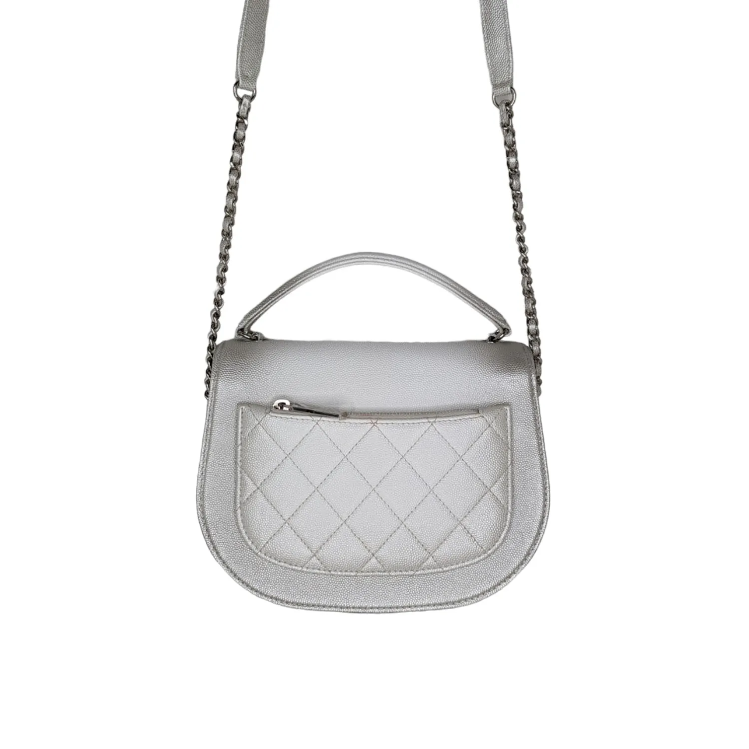 Chanel bags Calfskin Quilted Small Coco Curve Messenger Flap