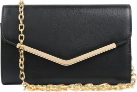 Clutch Purse Evening Bag for WomenEnvelope Handbag With Detachable Chain