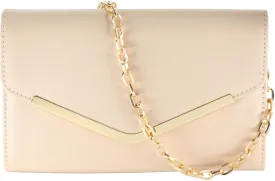 Clutch Purse Evening Bag for WomenEnvelope Handbag With Detachable Chain
