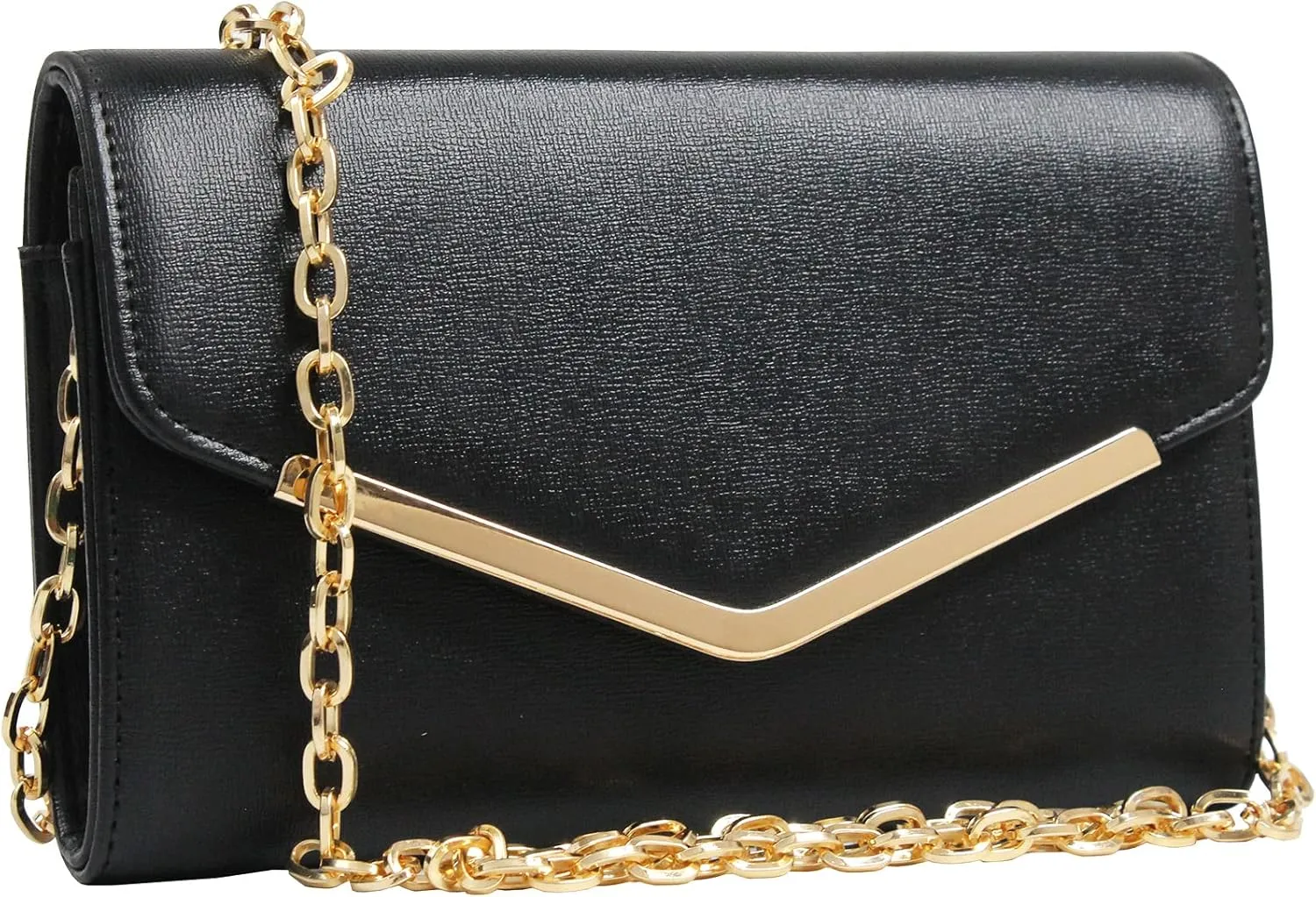 Clutch Purse Evening Bag for WomenEnvelope Handbag With Detachable Chain