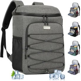 Cooler Backpack Insulated Leak Proof 30 Cans for Men Women,Waterproof Soft Cooler BagLightweight Ice Chest Lunch Backpack for Beach Camping Picnic Travel Worksite Fishing