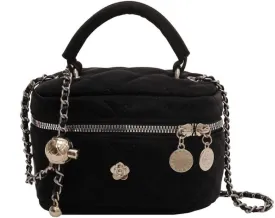 Coquette Mini Crossbody Bags for Women Chain Strap Quilted Handbag Mini Bag Purse Small Bag Coquette Stuff