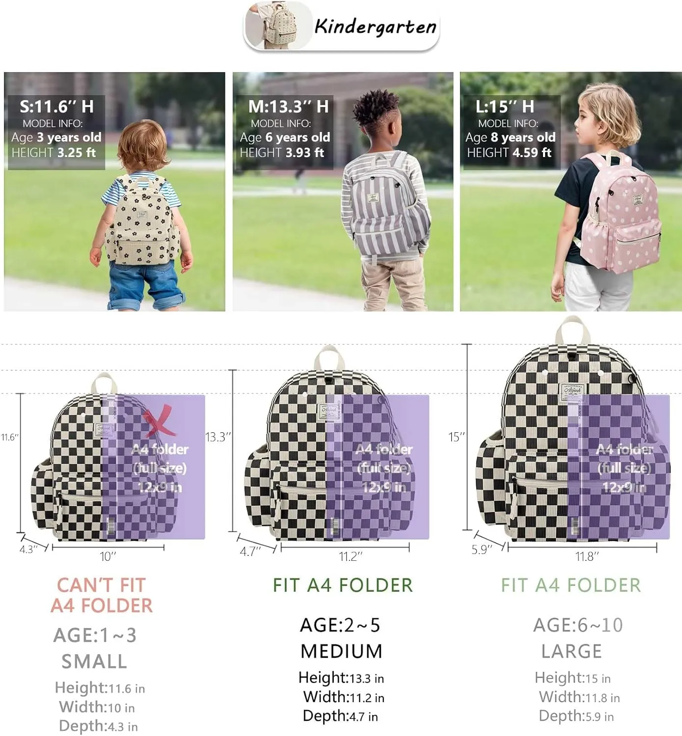 Corduroy Toddler Backpack for Boys 2-5: Preschool Backpack for Boys Girls - Cute Kids Backpack for Boys 13.5" H Fit Folder