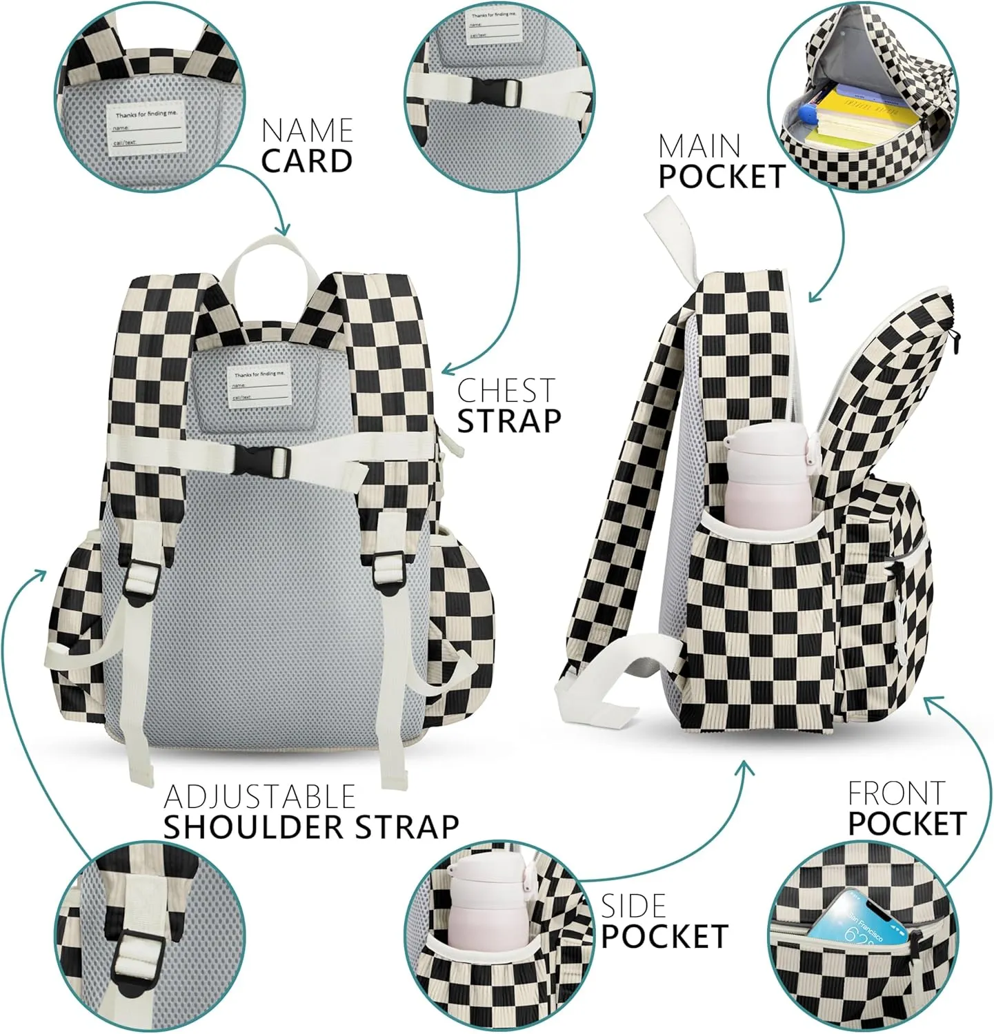 Corduroy Toddler Backpack for Boys 2-5: Preschool Backpack for Boys Girls - Cute Kids Backpack for Boys 13.5" H Fit Folder