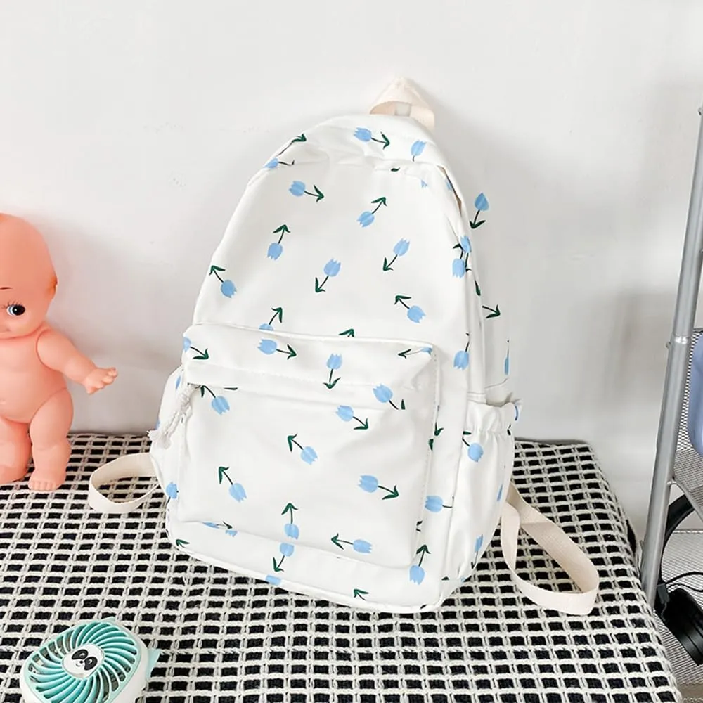 Cotton Canvas Backpacks for Women Backpack Purse Fashion Casual Travel Daypack