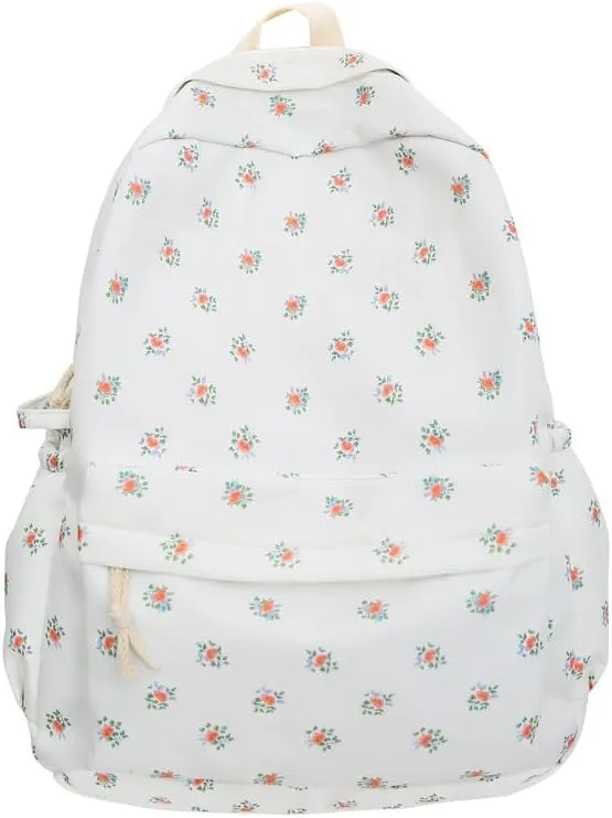 Cotton Canvas Backpacks for Women Backpack Purse Fashion Casual Travel Daypack