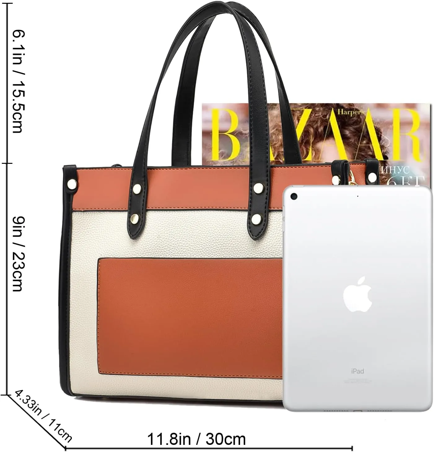 CROJUYI Tote Bag for Women - Satchel Purse and Handbags Ladies Shoulder Totes Crossbody Bags