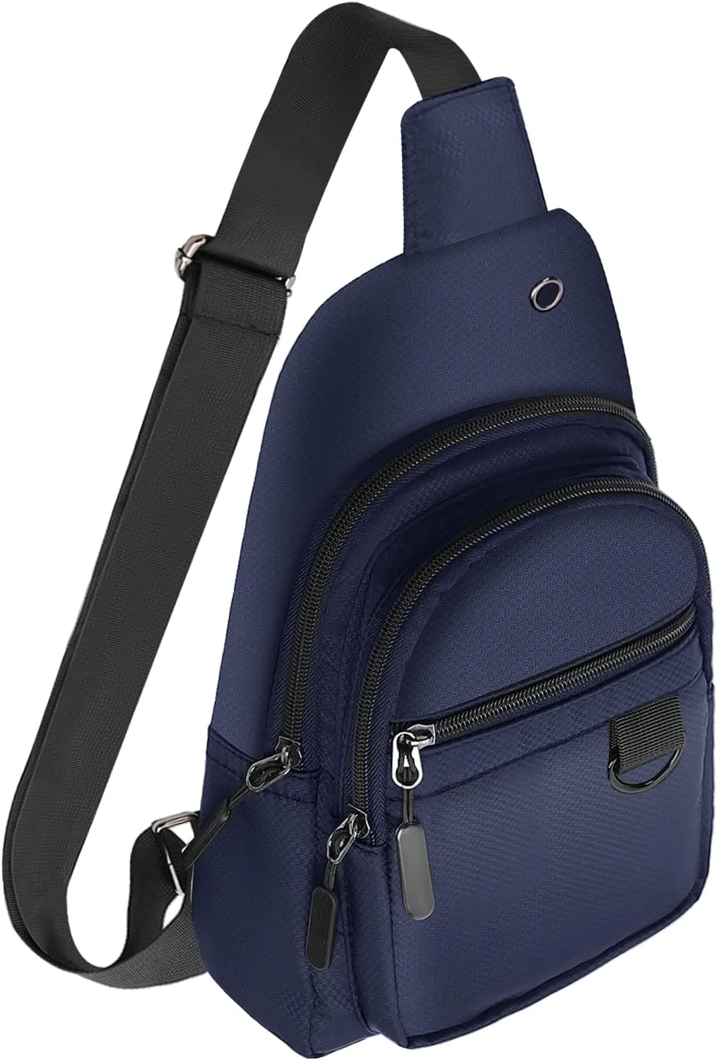 Crossbody Small Backpack Casual Sling Daypack for Men & Women Waterproof Chest Bag Lightweight Shoulder Bag for Travel,Shopping,Athletic,Jogging,Hiking,Running Blue