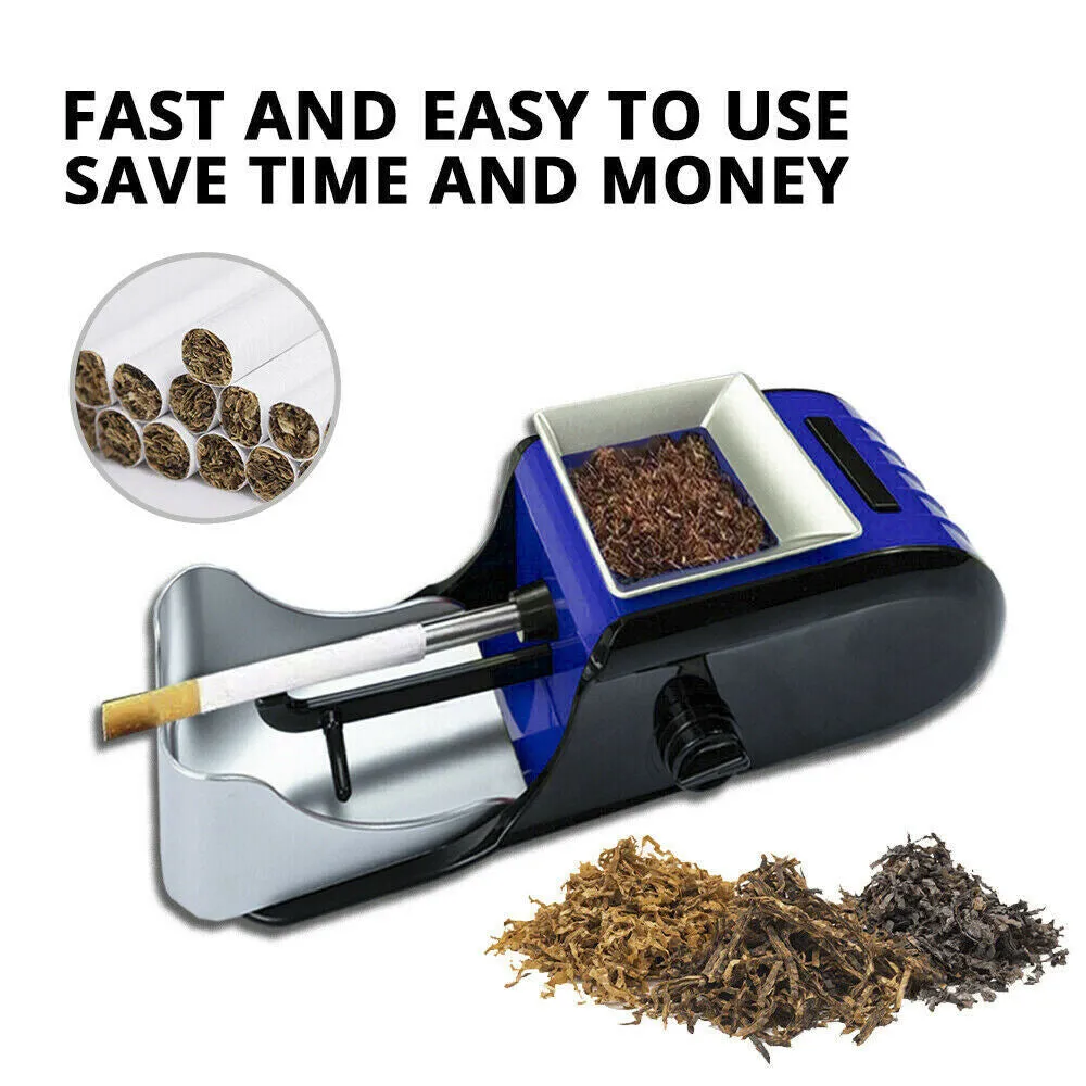 Eco-friendly Electric Cigarette Roller with Adjustable Tube Size
