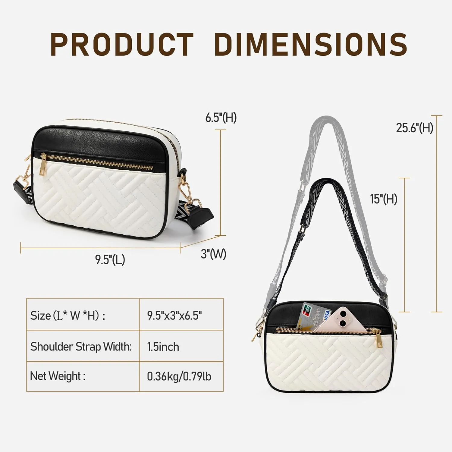 Fancy Forest Crossbody Bags for Women - Trendy Vegan Leather Small Purse, Travel-Ready Designer Accessory