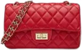 Fashion Trendy Ladies Side Bags Small Chain Leather Fabric Women Purse Handbags Shoulder Bags