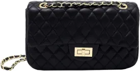 Fashion Trendy Ladies Side Bags Small Chain Leather Fabric Women Purse Handbags Shoulder Bags