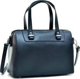 Faux Leather Handbags Barrel Top Handle Satchel Bag Shoulder Bag for Women Medium