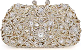 Formal Rhinestone Crystal Clutch Evening Wedding Bag For Women