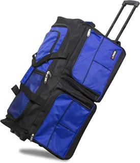 HiPack Rolling Duffel Bag 20 inch Blue (TRD Blue)
