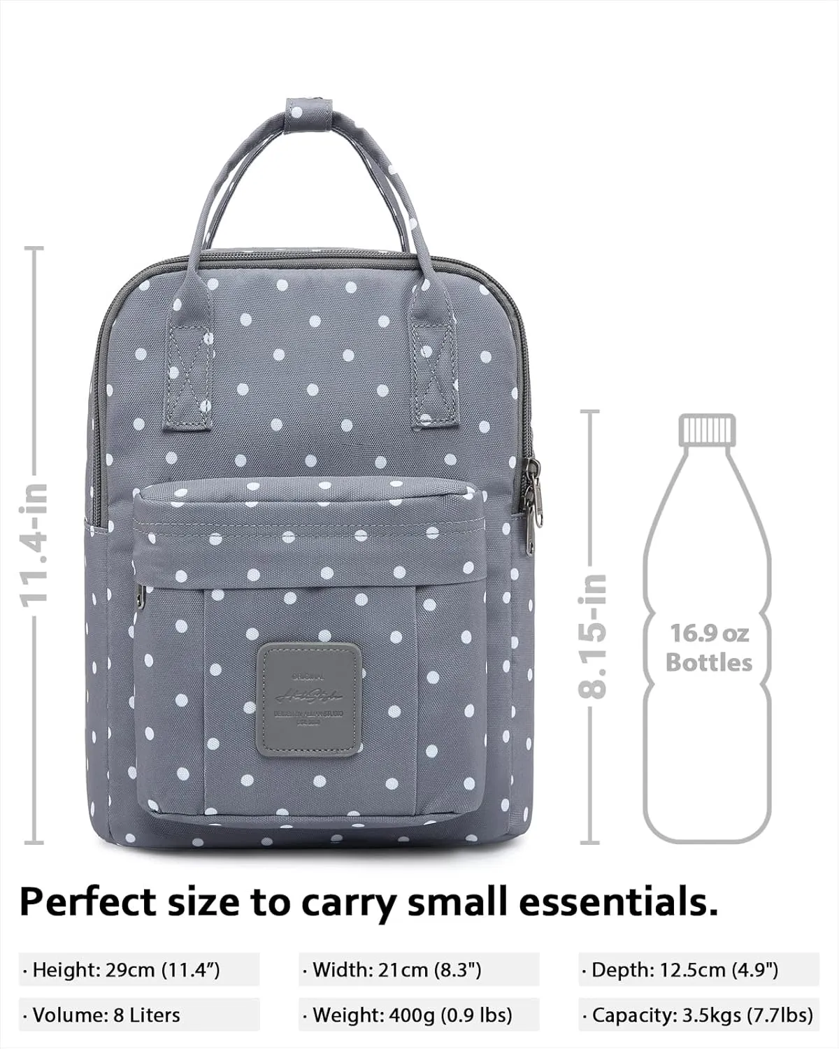 HotStyle BESTIE Mini Backpack Purse, Multiple Colors and Patterns, Small Sized