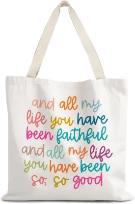 Inspirational Tote Bag,Encourage Tote Bag