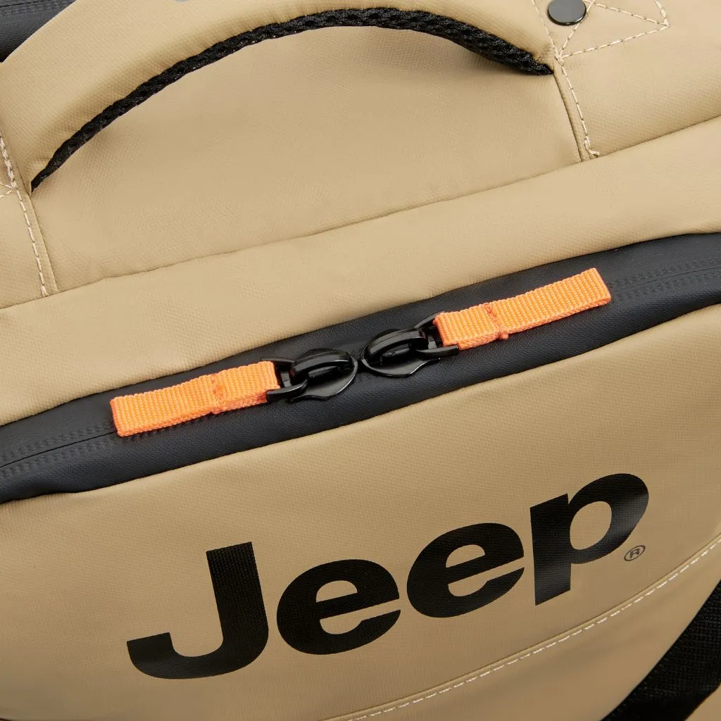 Jeep 55 cm 2-Wheel All Terrain Rolling Duffle Bag - Warm Sand