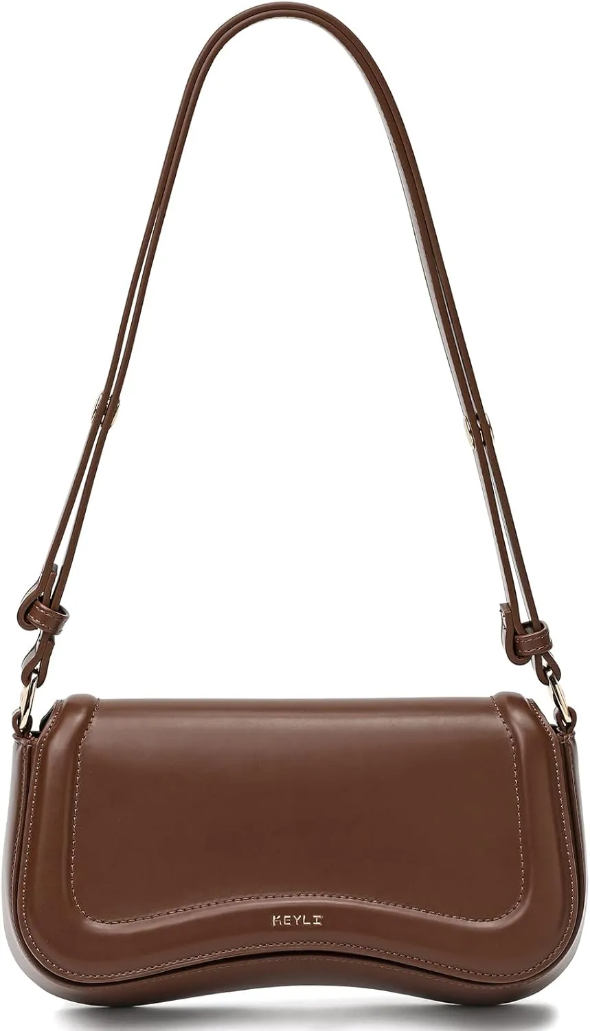 Keyli Small Shoulder Bag for women Trendy Crossbody Purse Waterproof Leather Handbags Clutch Tote Designer Bags
