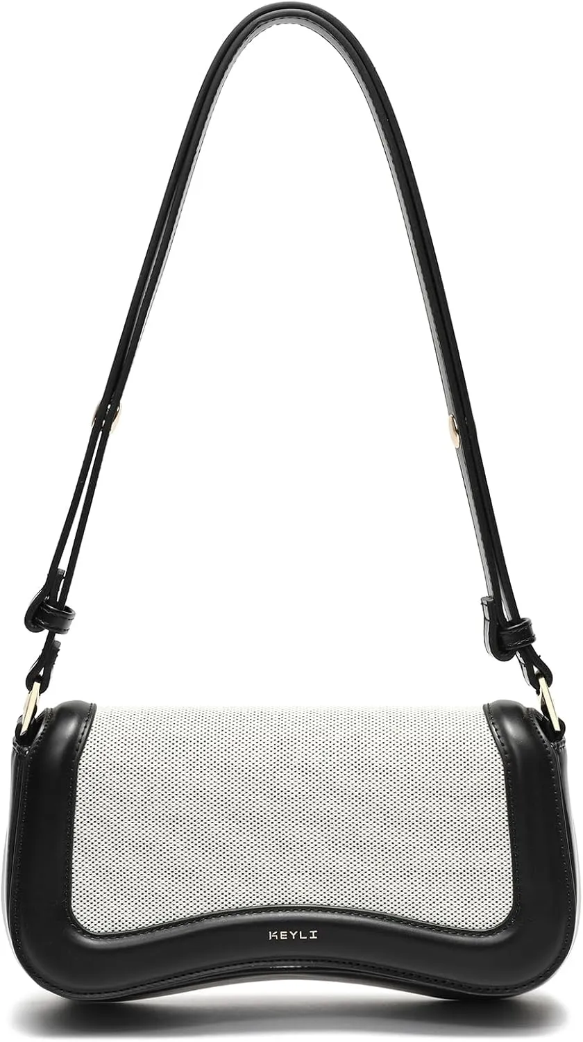 Keyli Small Shoulder Bag for women Trendy Crossbody Purse Waterproof Leather Handbags Clutch Tote Designer Bags