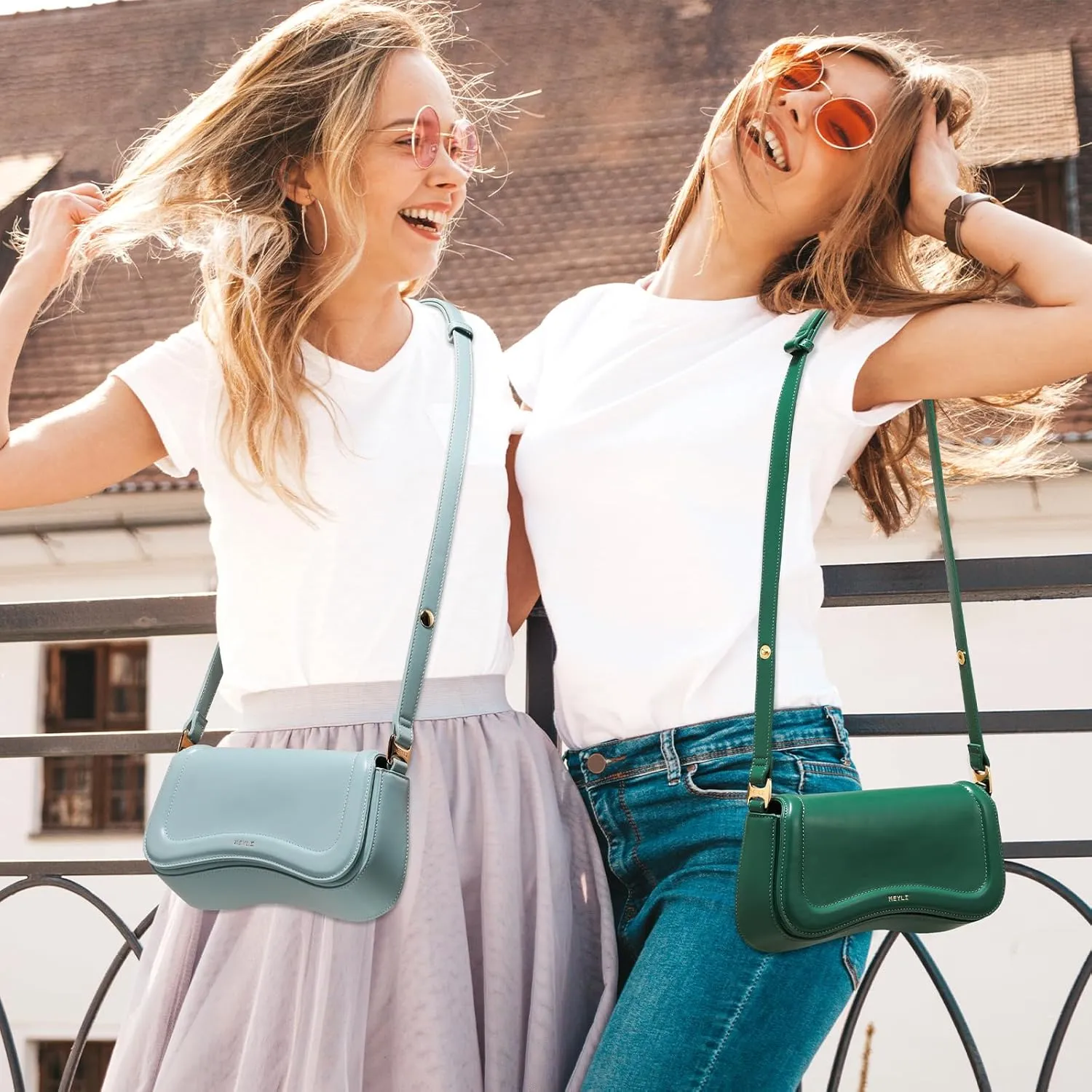 Keyli Small Shoulder Bag for women Trendy Crossbody Purse Waterproof Leather Handbags Clutch Tote Designer Bags