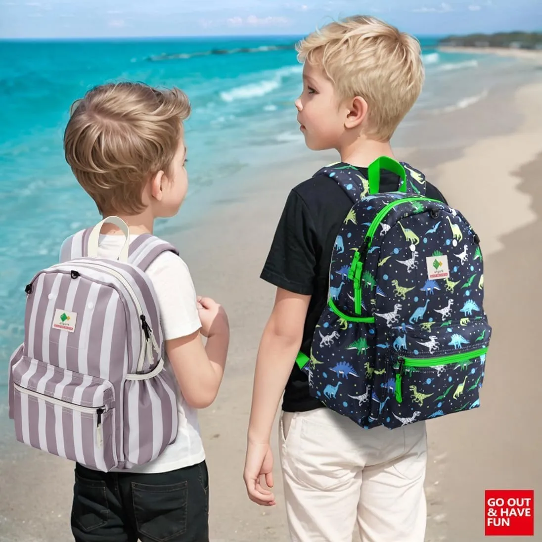Kids Backpacks For Girls & Boys, Elementary School Bookbag, 14" H, For Kids 3-6 Medium