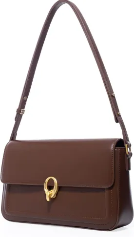 LAFESTIN Split Leather Shoulder Bags For Women with Adjustable Strap, Trendy Crossbody Purses, Designer Inspire Handbags