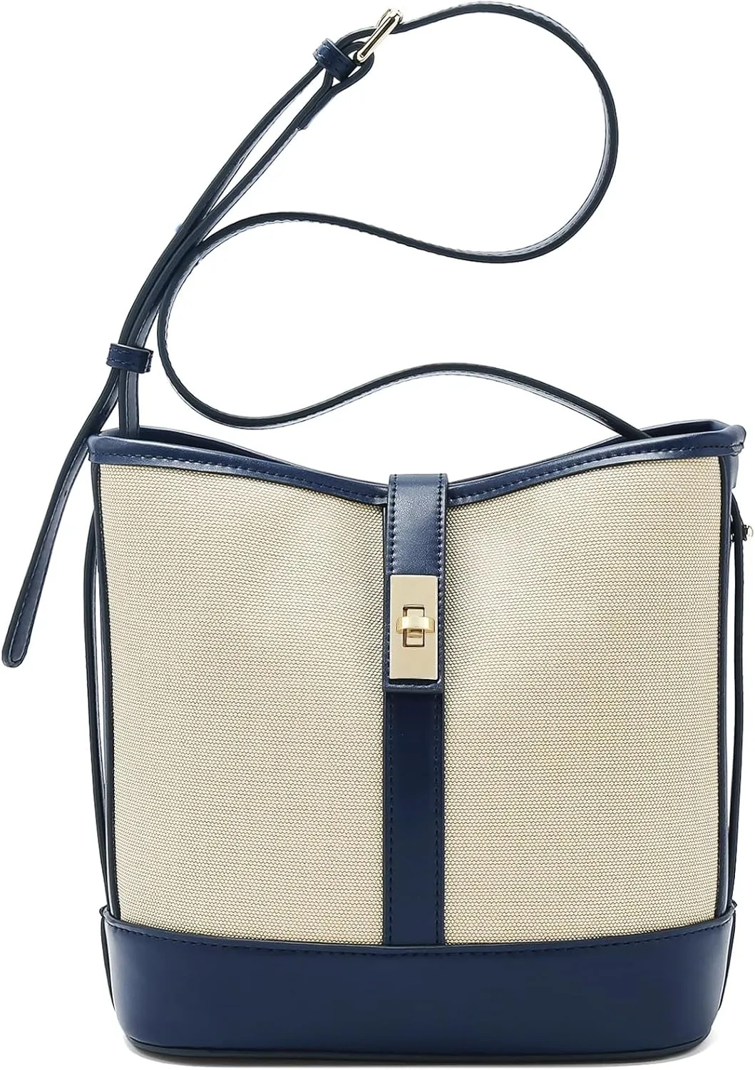 LAORENTOU Cowhide Leather Women Crossbody Bag Purse Tote Style Handbags Trendy for Ladies