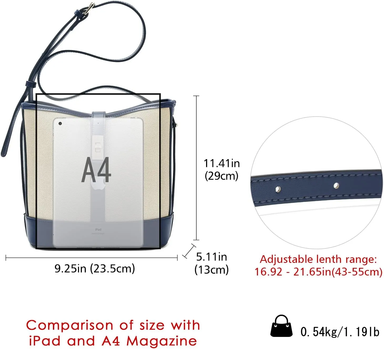 LAORENTOU Cowhide Leather Women Crossbody Bag Purse Tote Style Handbags Trendy for Ladies