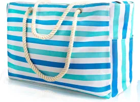 Large Beach Bag for Women & Men, Beach Bags Waterproof Sandproof, Travel Tote Bag, Swim Pool Bag for Family Outdoor