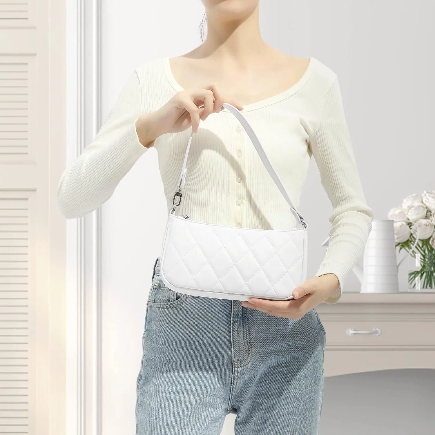 Loiral Small Purse for Women, Retro Classic Tote HandBag Shoulder Bags Clutch Purse