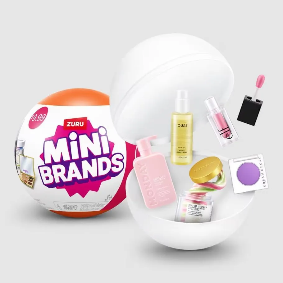 Mini Brands Ulta Beauty Series 1: 5 Miniature Beauty Products Replicas, Mystery Capsule, Unisex, All Ages