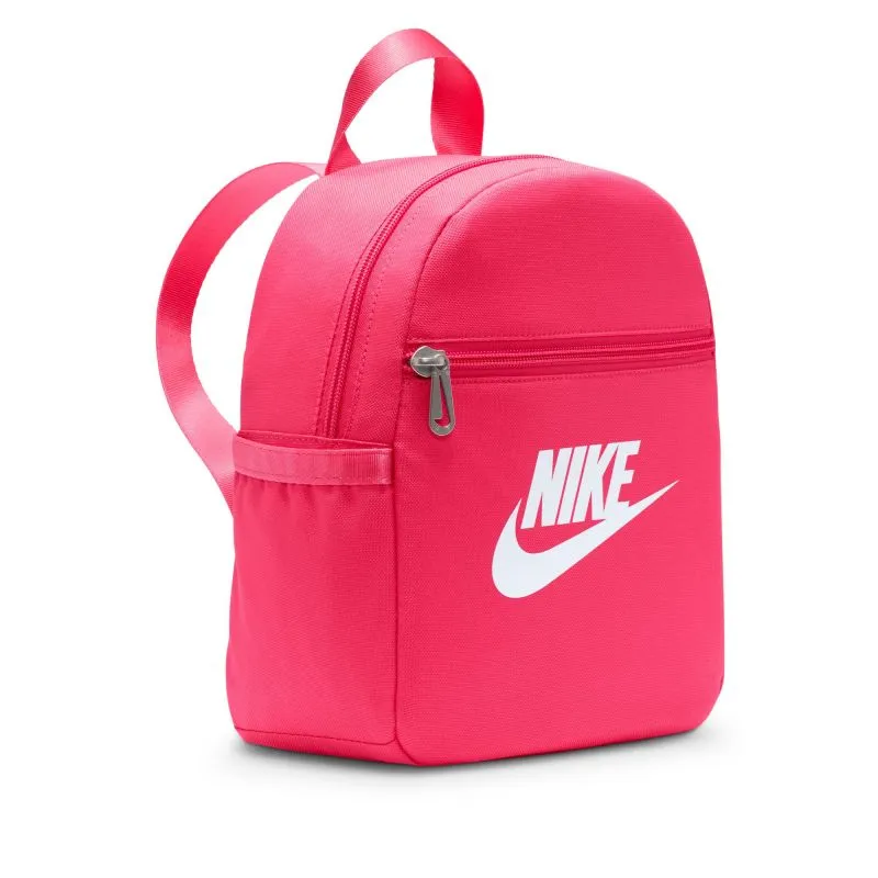 Nike Women's Mini Futura 365 Backpack - Stylish Pink Design with Dual Zippered Pockets & Adjustable Straps