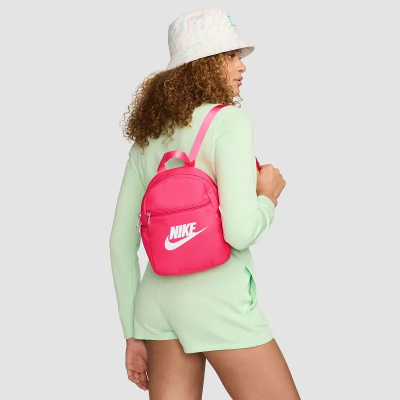 Nike Women's Mini Futura 365 Backpack - Stylish Pink Design with Dual Zippered Pockets & Adjustable Straps