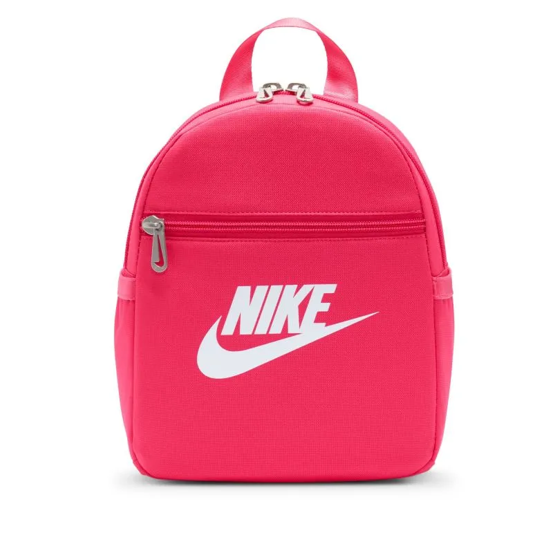 Nike Women's Mini Futura 365 Backpack - Stylish Pink Design with Dual Zippered Pockets & Adjustable Straps