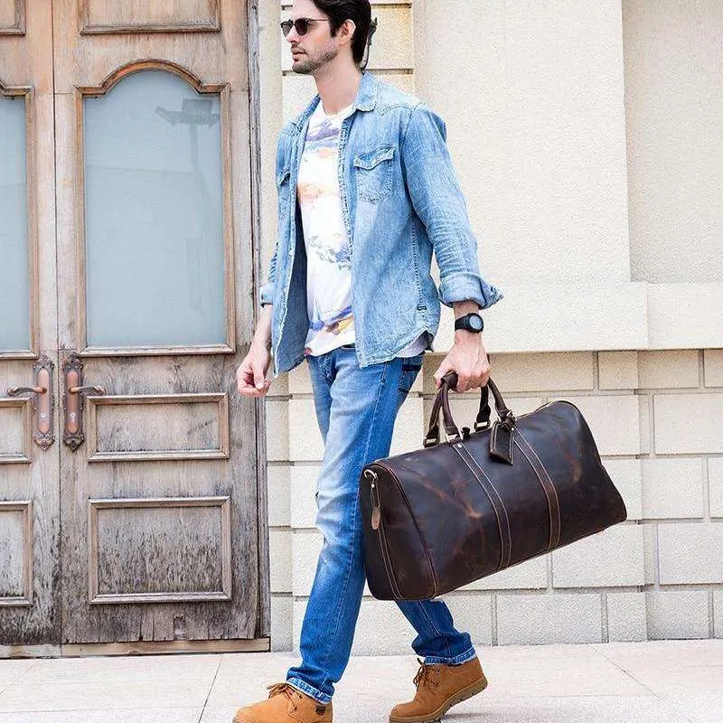 Norseman 100% Leather Duffel