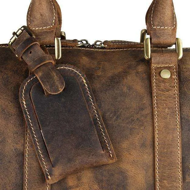 Norseman 100% Leather Duffel