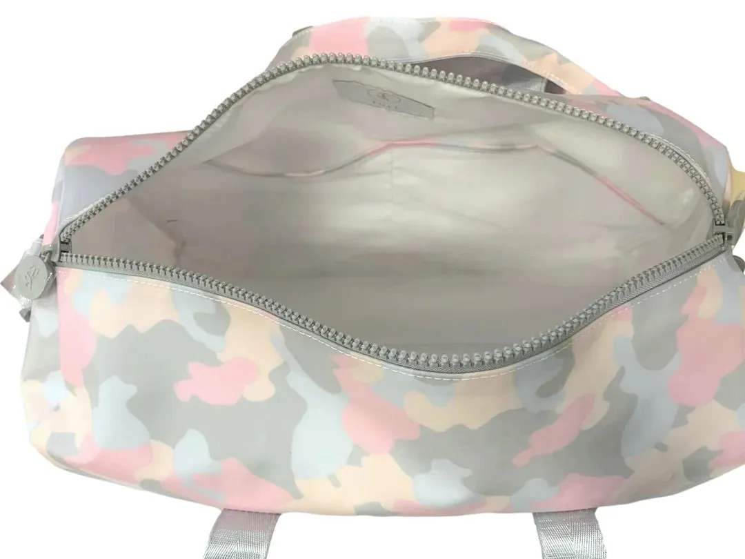 Personalized Nylon Pink Camo Duffel Weekender